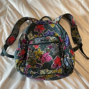 Vera Bradley Campus Tech Backpack Falling Flowers